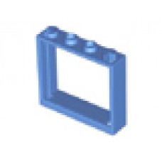 Part 60594 Medium Blue Window 1 x 4 x 3 - No Shutter Tabs 